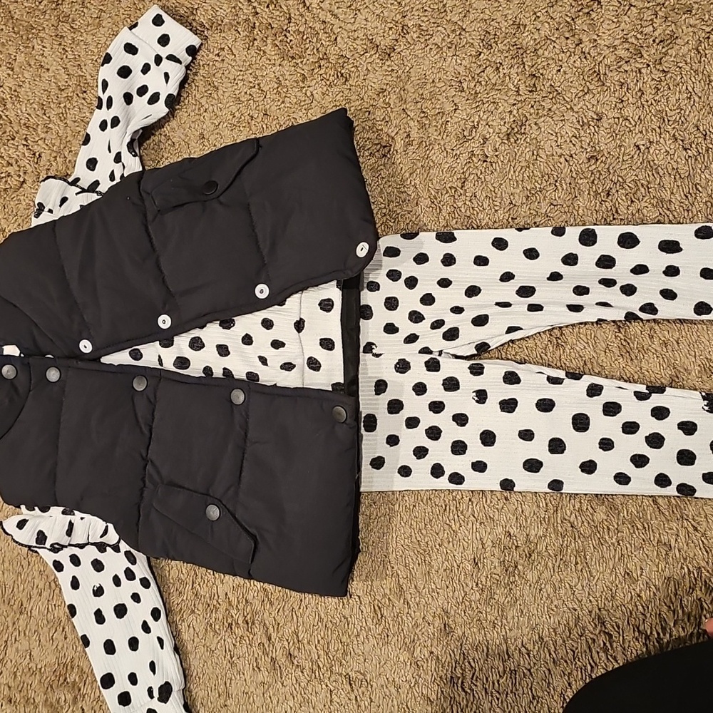 Nwot Jessica Simpson Toddlee Outfit With Puffer Vest